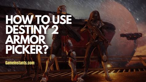 How to Use the Destiny 2 Armor Picker